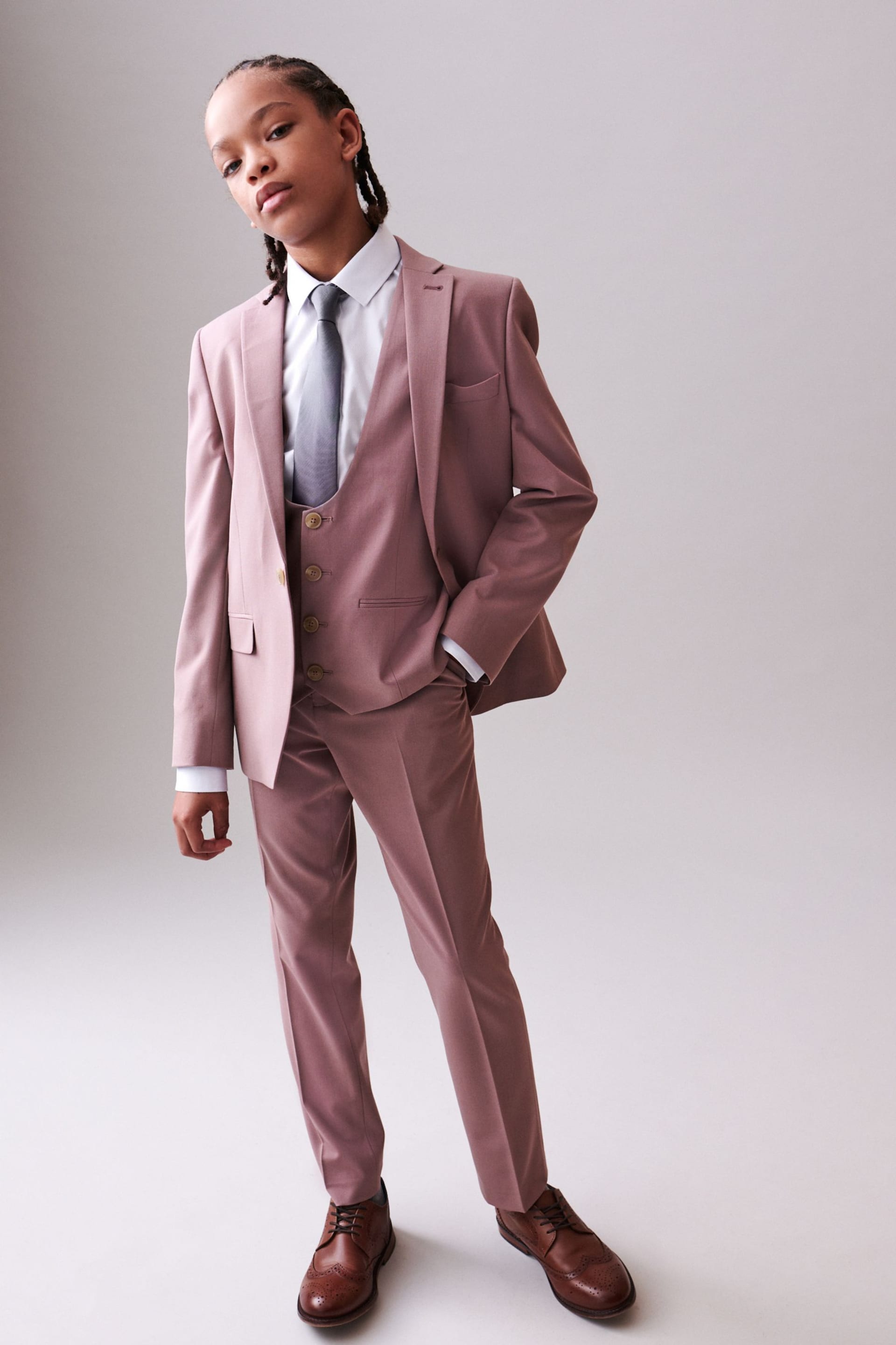 Pink Suit: Jacket (12mths-16yrs) - Image 1 of 6