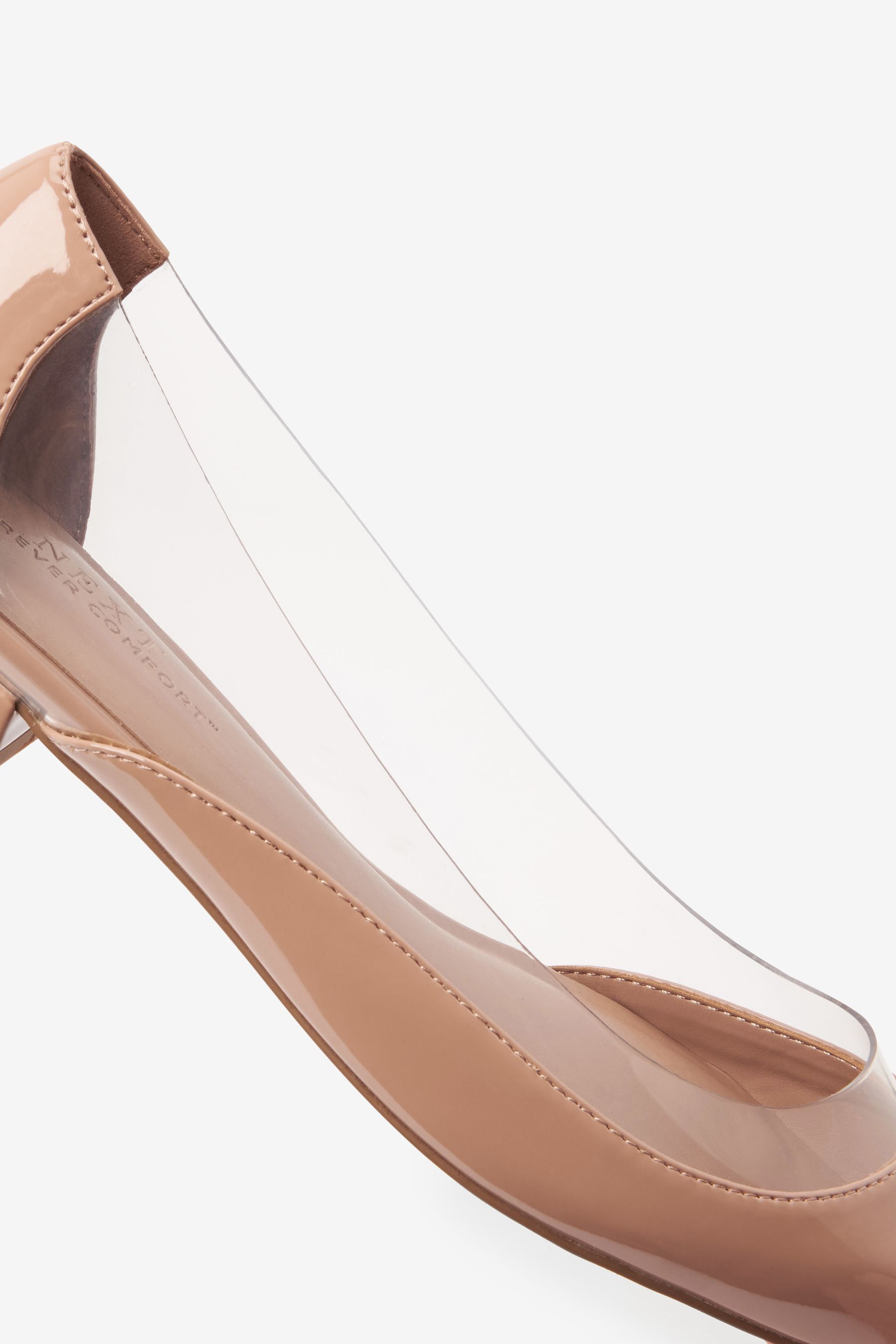 Nude pointed flat shoes store