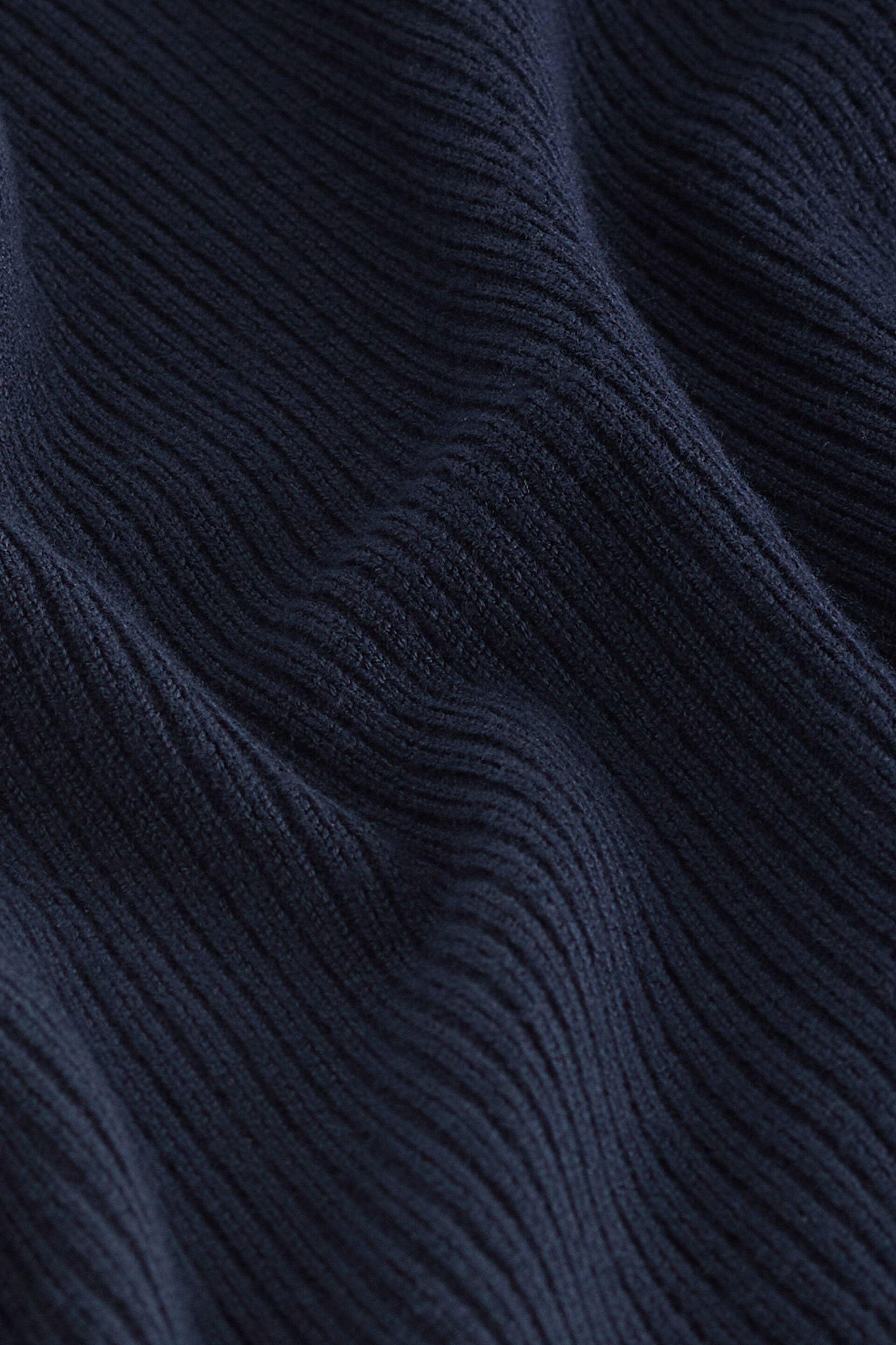 Navy Blue Puff Sleeve Jumper - Image 6 of 6