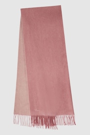 Reiss Blush Picton Wool-Cashmere Scarf - Image 1 of 5