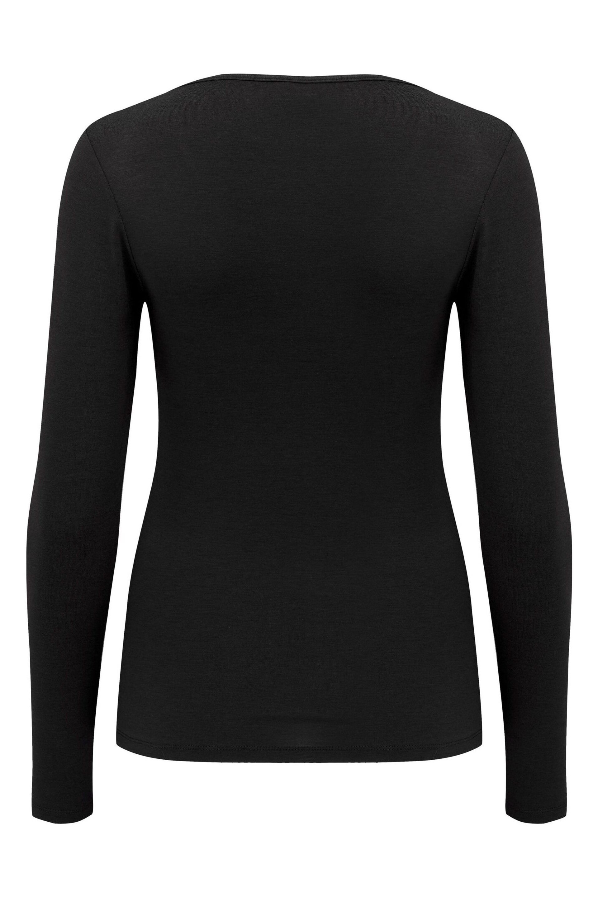 Pour Moi Dark Black Chrome Navy Blue Round Neck - Image 4 of 4