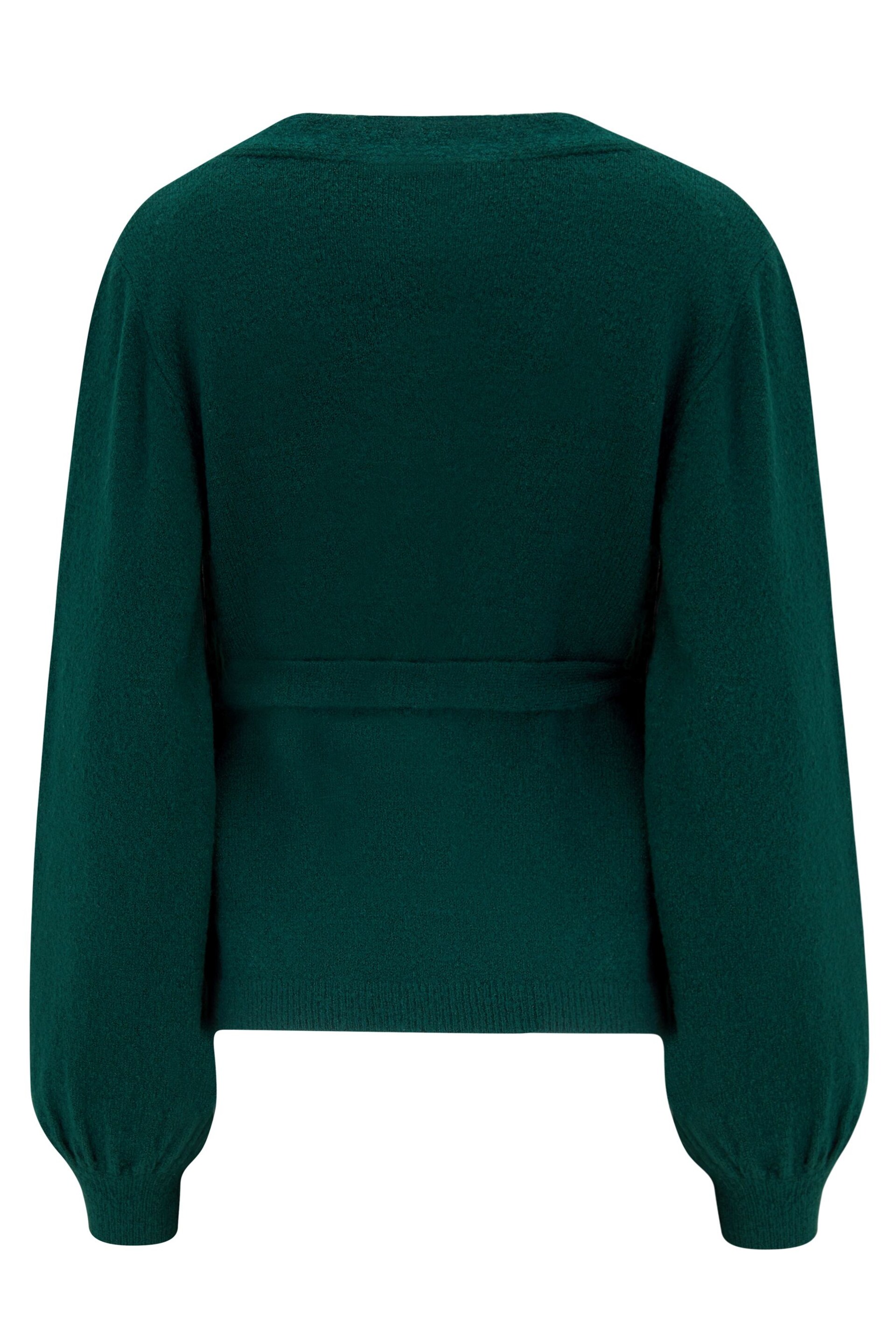 Pour Moi Green Elle Knit Ballet Jumper - Image 5 of 5