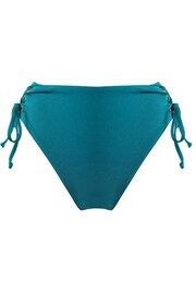 Pour Moi Blue High Waist India Bikini Bottom - Image 3 of 4