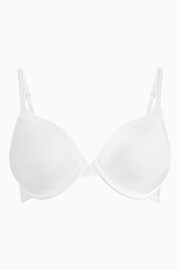 White Pad Full Cup Smoothing Microfibre T-Shirt Bra - Image 4 of 4