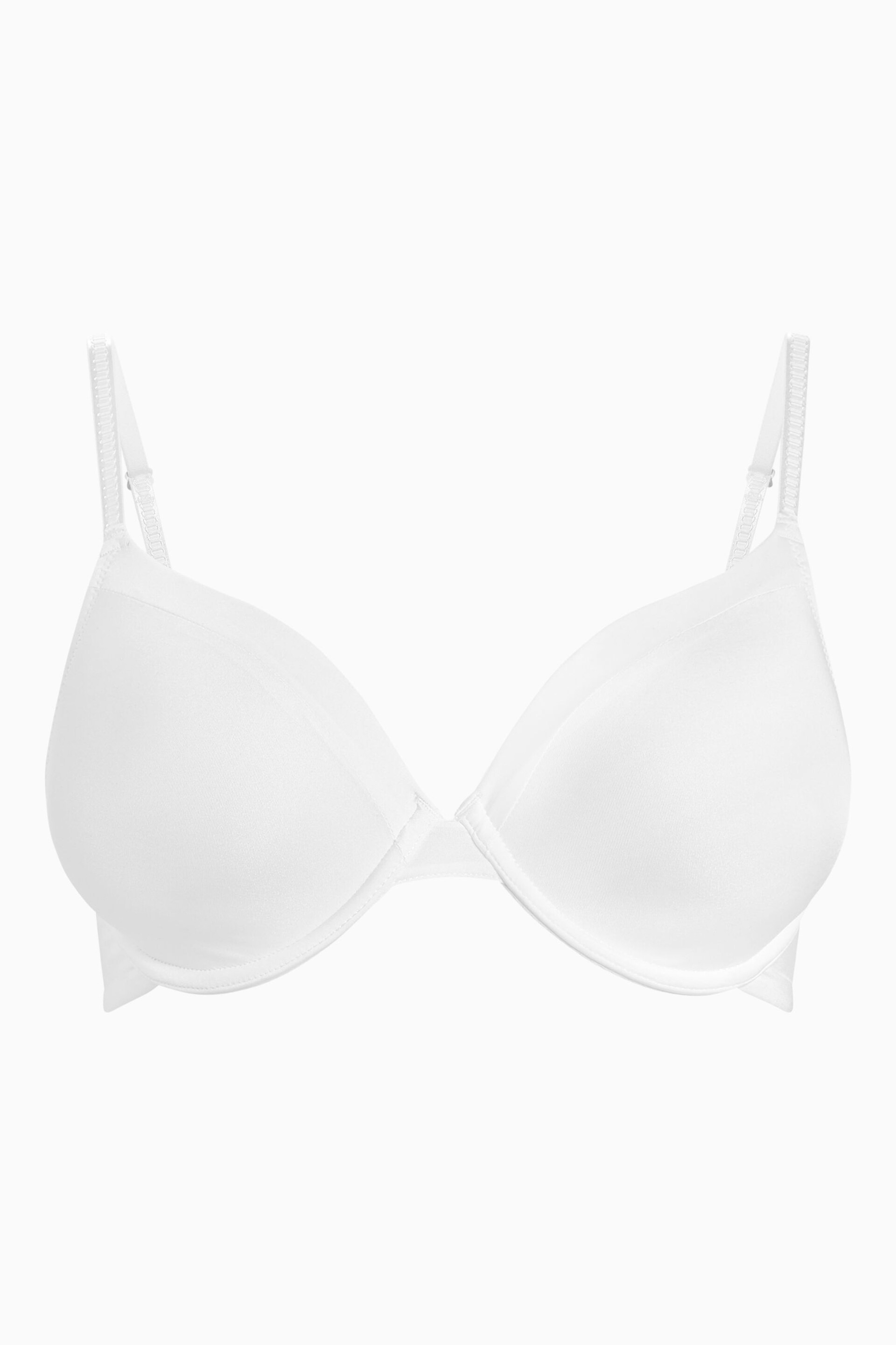 White Pad Full Cup Smoothing Microfibre T-Shirt Bra - Image 4 of 4