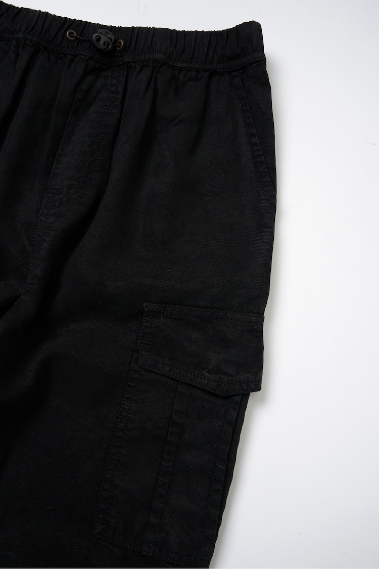 Angel & Rocket Black Parachute Cargo Tara Trousers - Image 5 of 5