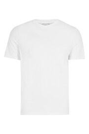 River Island White Big & Tall Slim Fit T-Shirt - Image 4 of 4