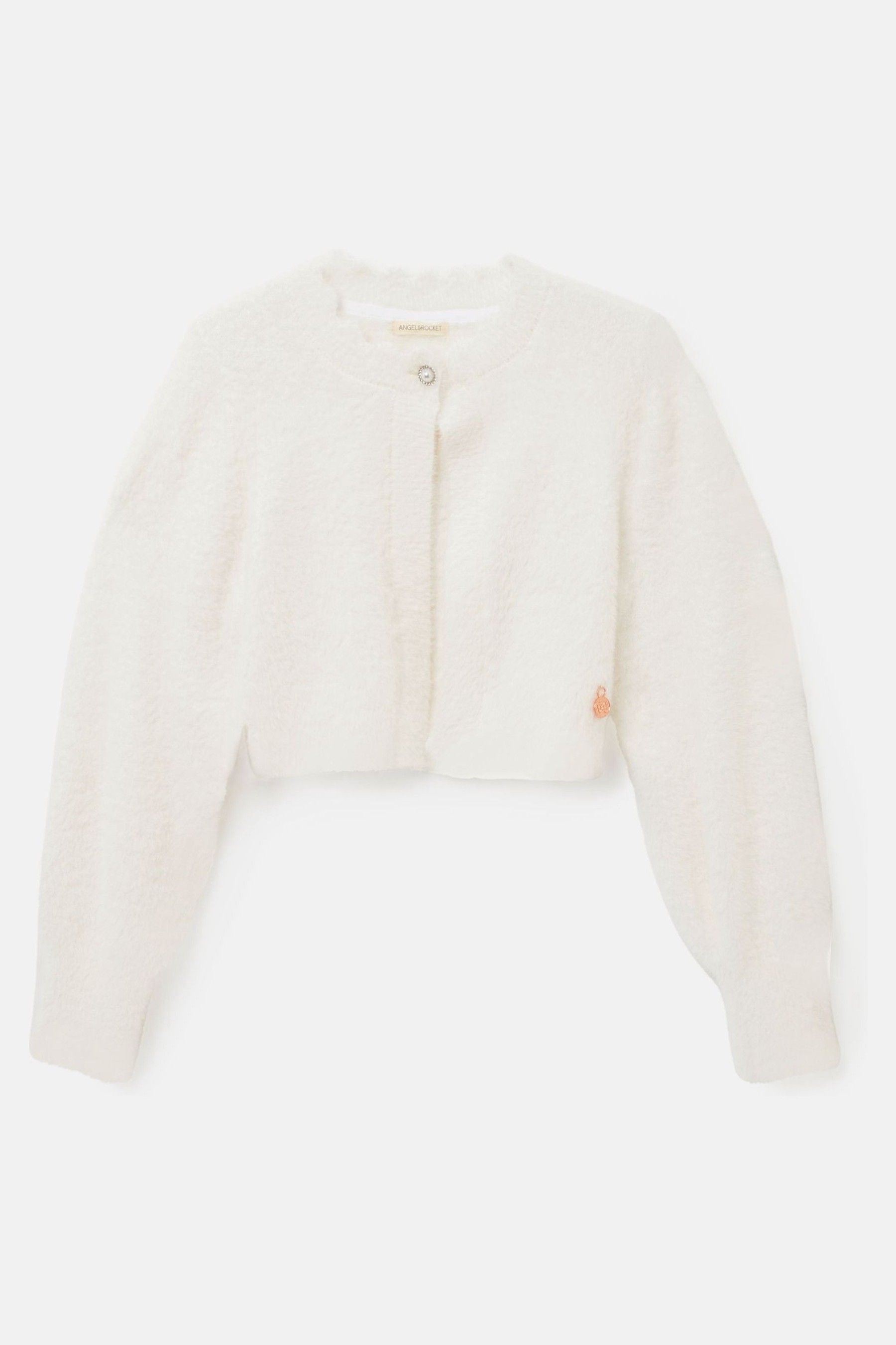 Buy Angel Rocket White Fluffy Faye Cardigan from Next Australia