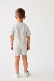Baker by Ted Baker Striped T-Shirt and Shorts Set - Image 5 of 9