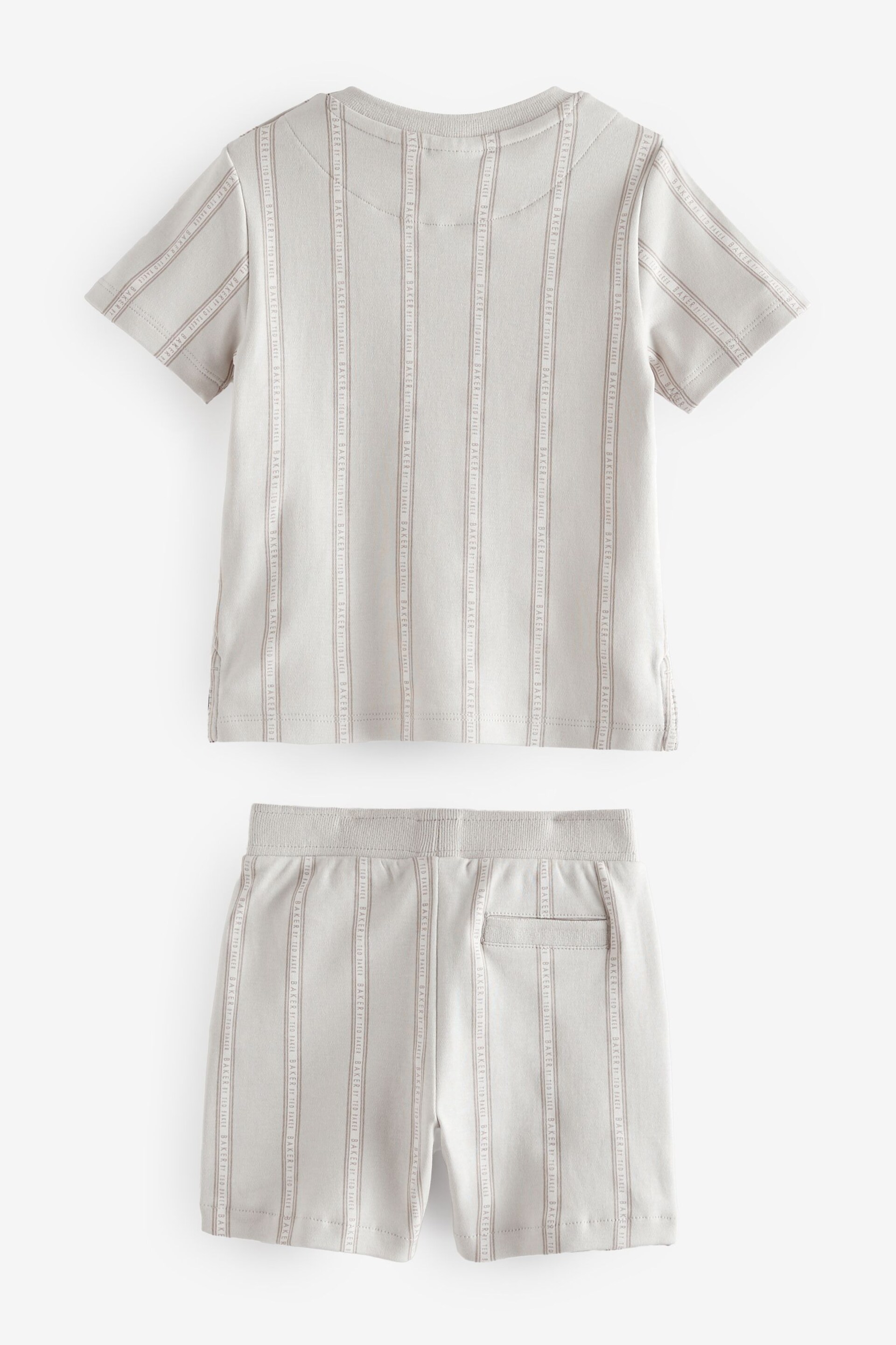 Baker by Ted Baker Striped T-Shirt and Shorts Set - Image 7 of 9