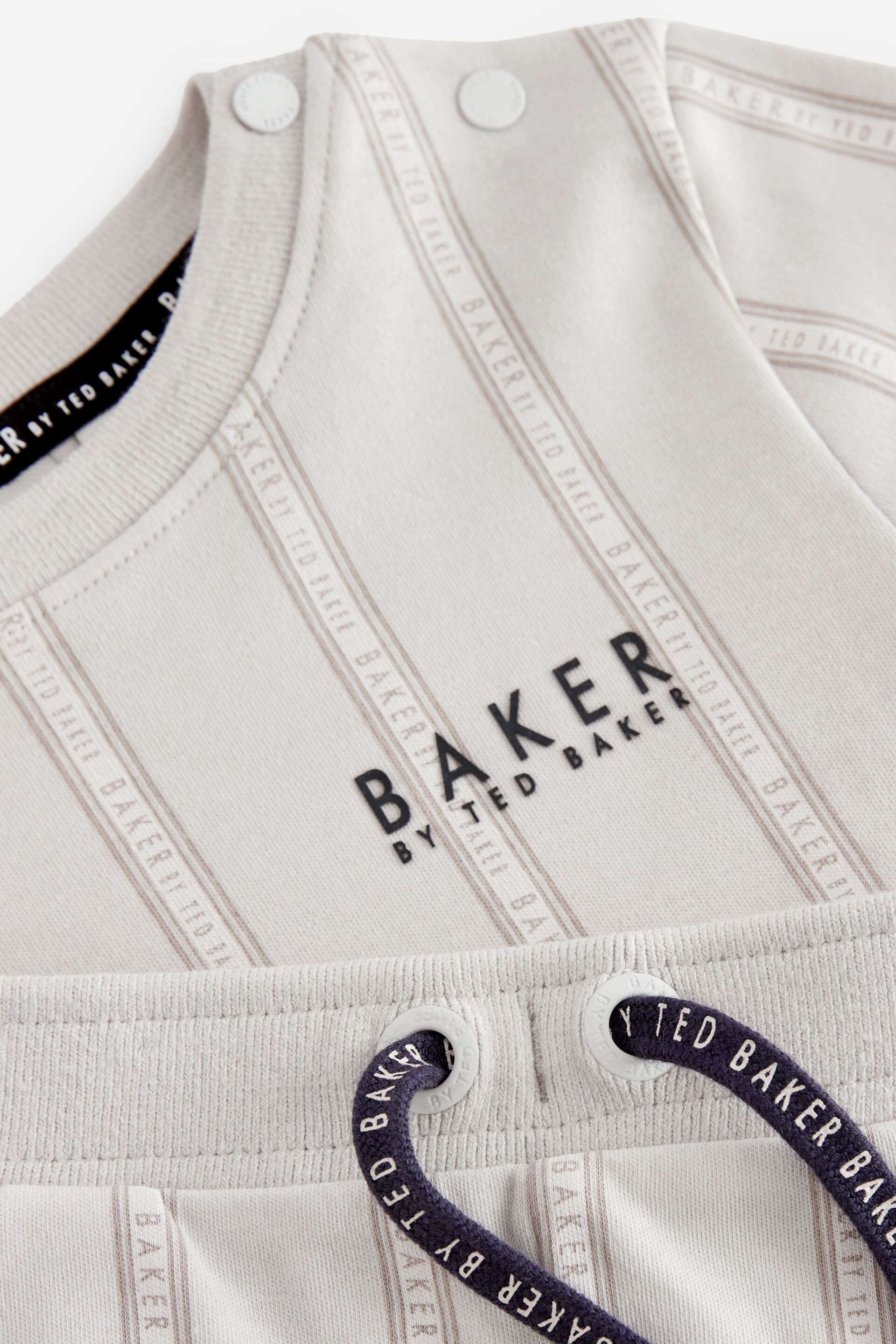 Baker by Ted Baker Striped T-Shirt and Shorts Set - Image 9 of 9