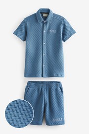 Baker by Ted Baker Textured Polo Shirt and Shorts Set - Image 1 of 14