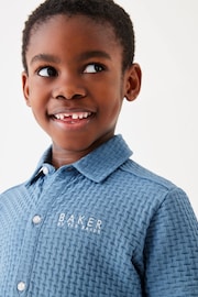 Baker by Ted Baker Textured Polo Shirt and Shorts Set - Image 13 of 14