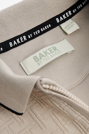 Baker by Ted Baker Textured Polo Shirt - Image 9 of 9