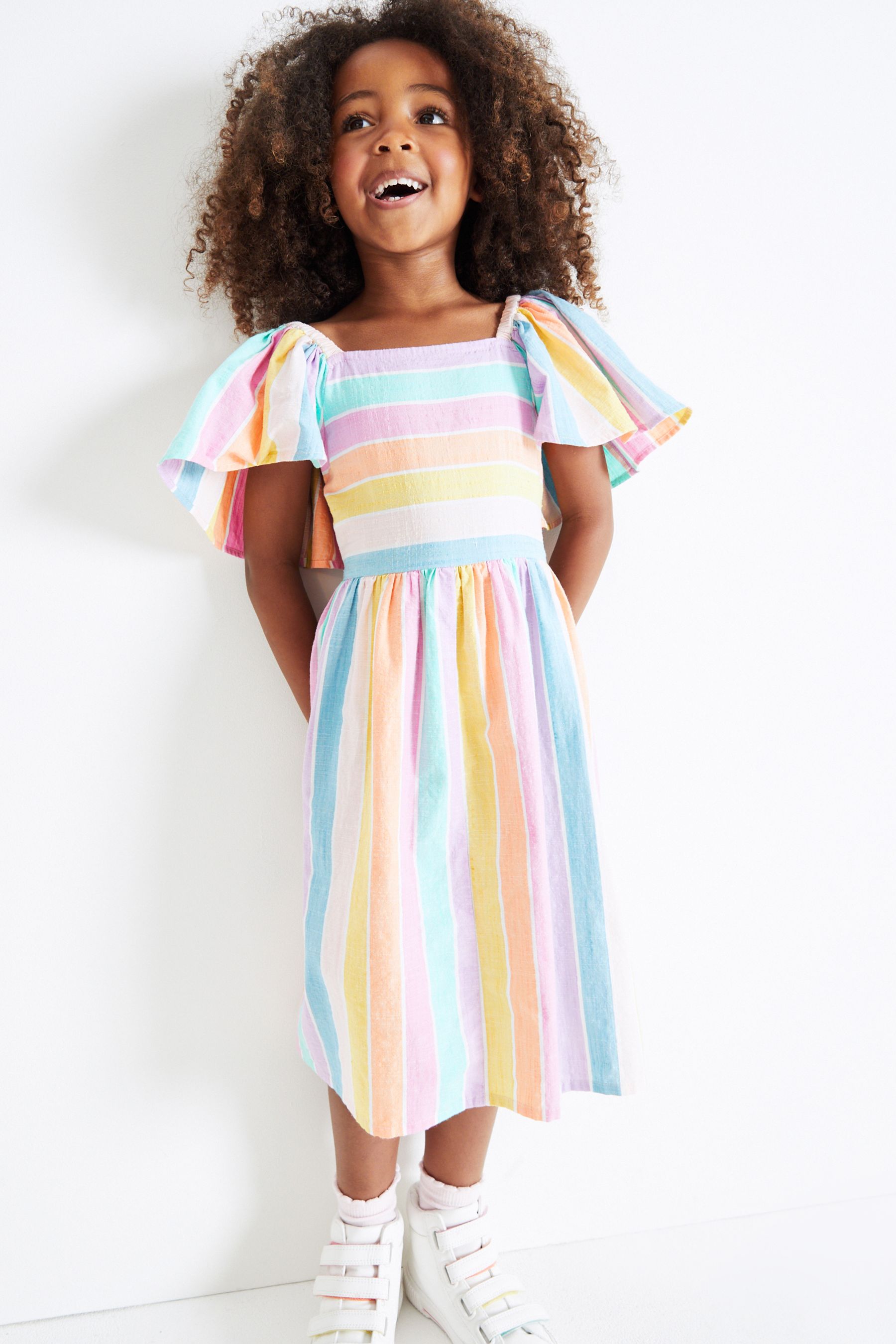 Next girls stripe dress sales