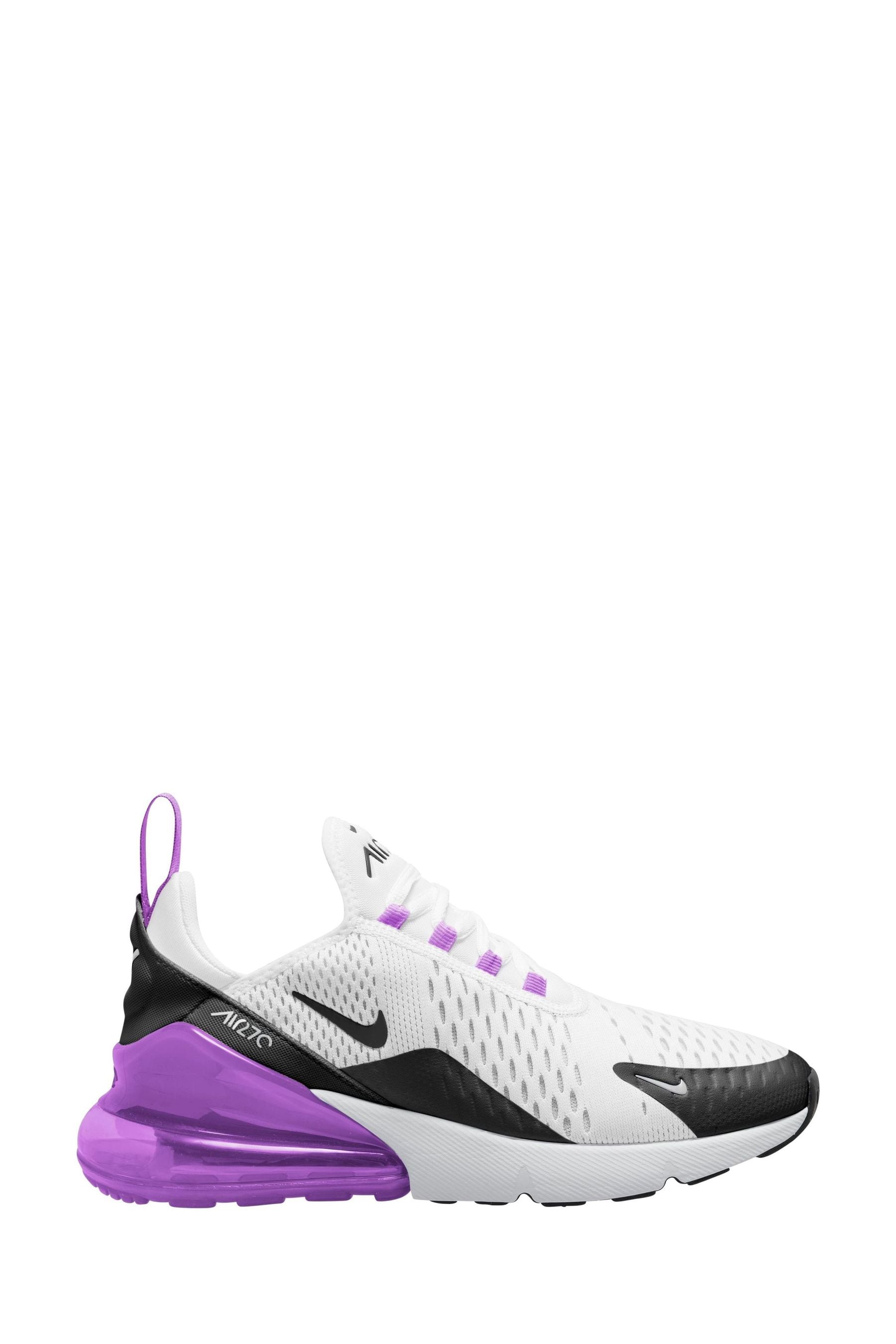 Nike 270 purple and yellow online
