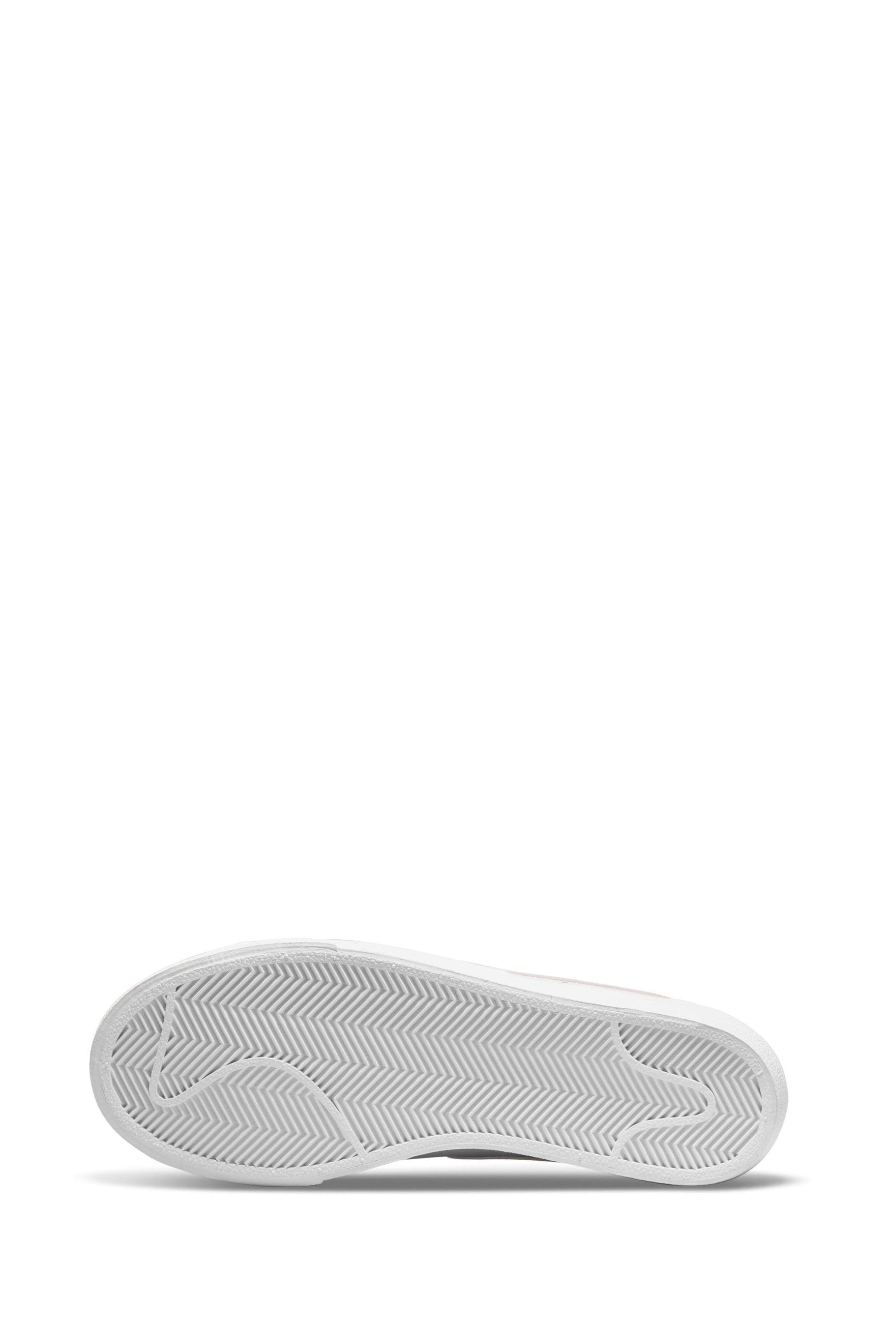 Buy Nike White Pink Blazer Low Platform Trainers from the Next UK online shop