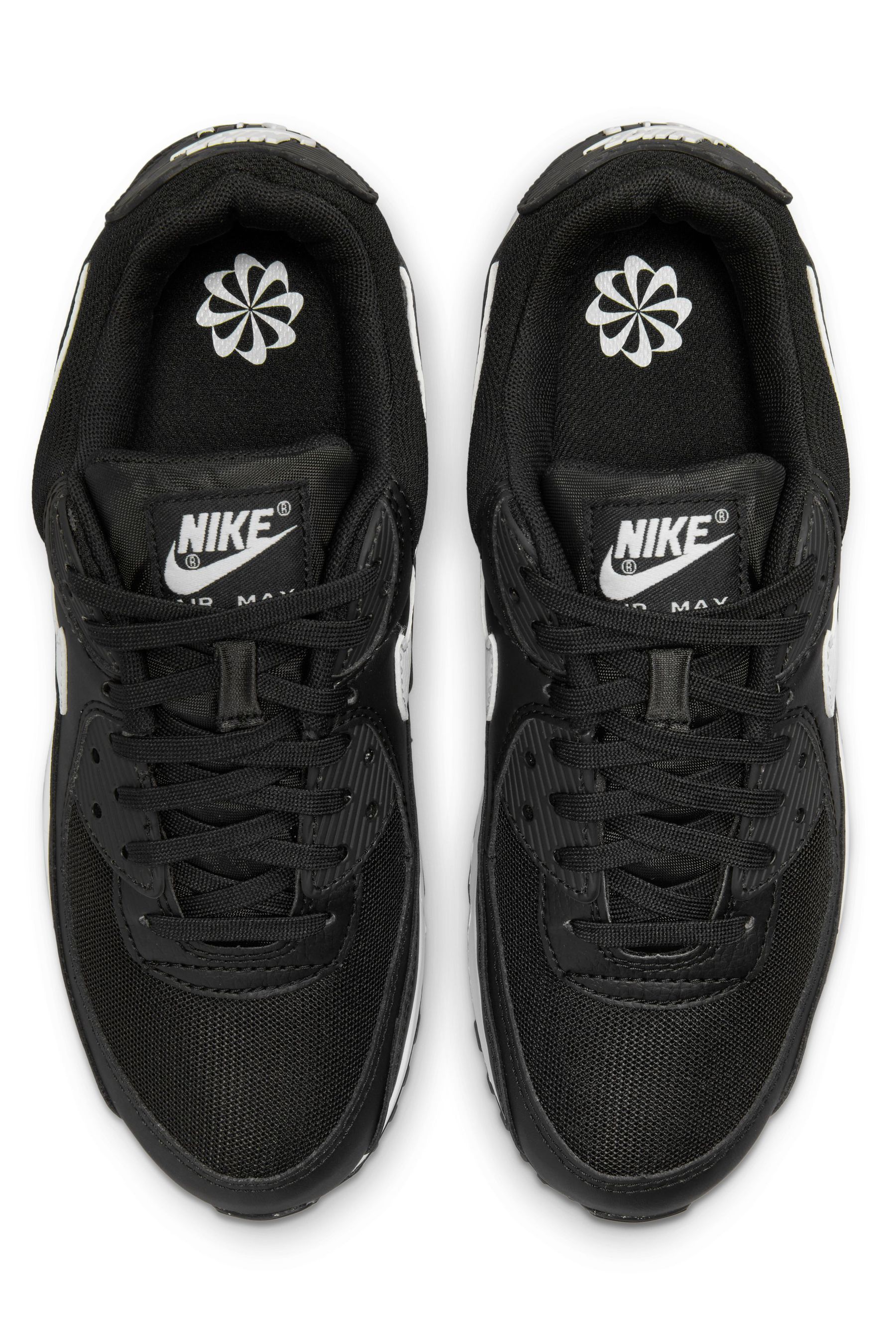 Buy Nike Black White Air Max 90 Trainers from the Next UK online shop
