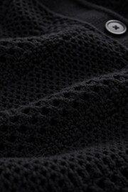 Black Stitch Detail Cardigan - Image 8 of 8