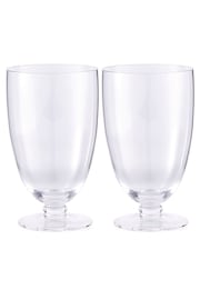 Spode Set of 2 Kit Kemp Glass Tumblers Flow - Image 2 of 5