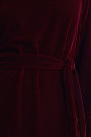 Reiss Berry Essie Velvet Belted Mini Dress - Image 4 of 7