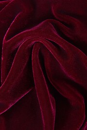 Reiss Berry Essie Velvet Belted Mini Dress - Image 7 of 7