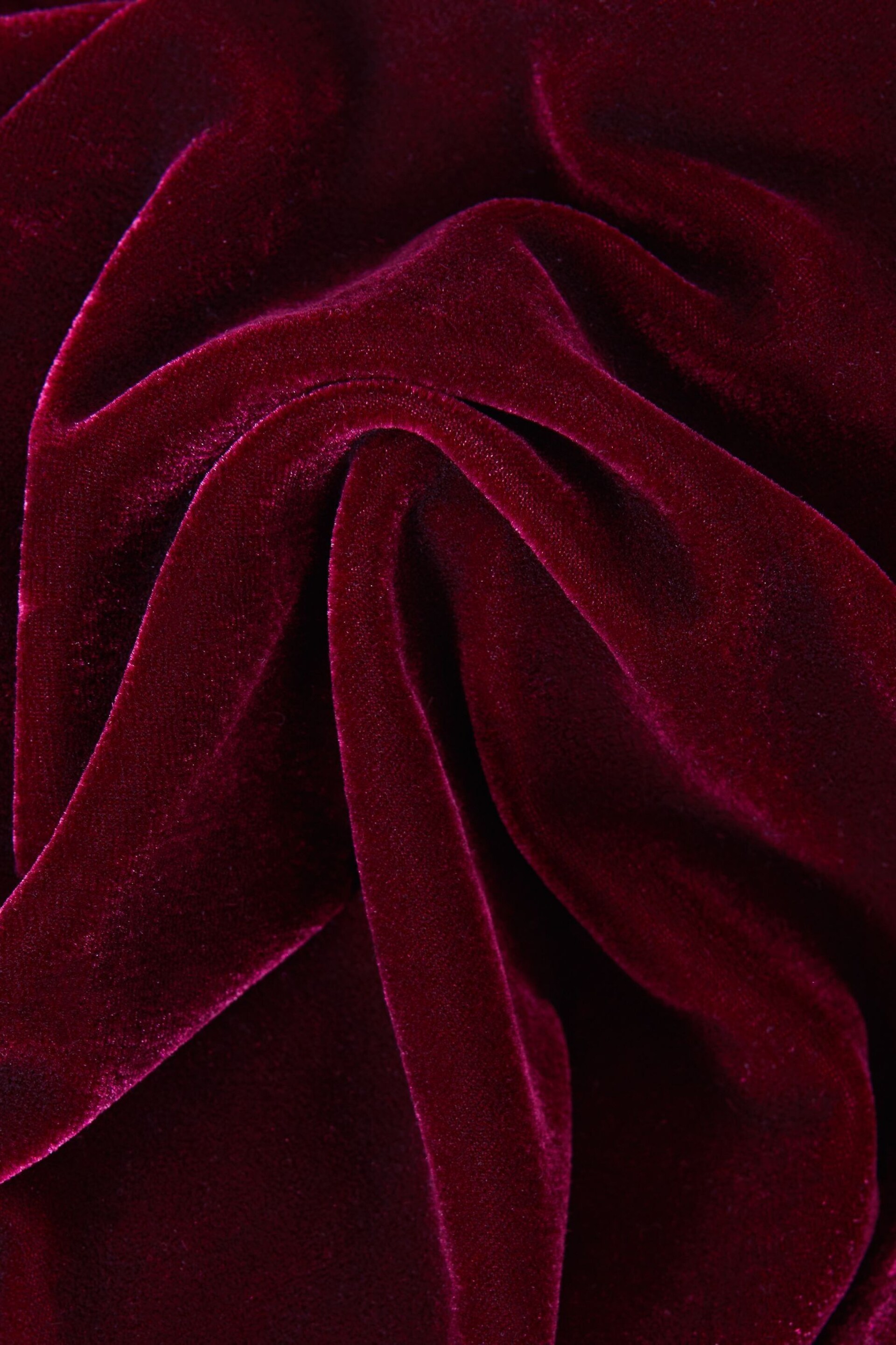 Reiss Berry Essie Velvet Belted Mini Dress - Image 7 of 7