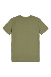 Jack Wills Khaki Green Script T-Shirt - Image 2 of 3