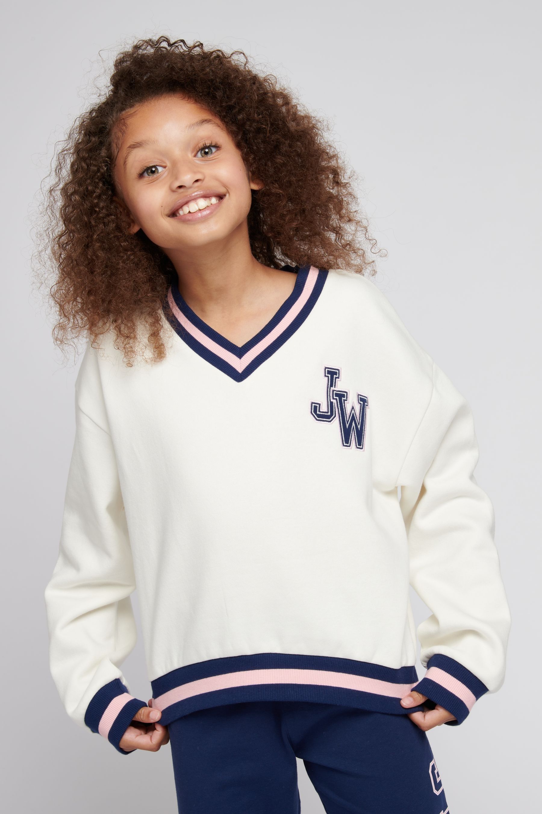 Women's v neck varsity sweater on sale