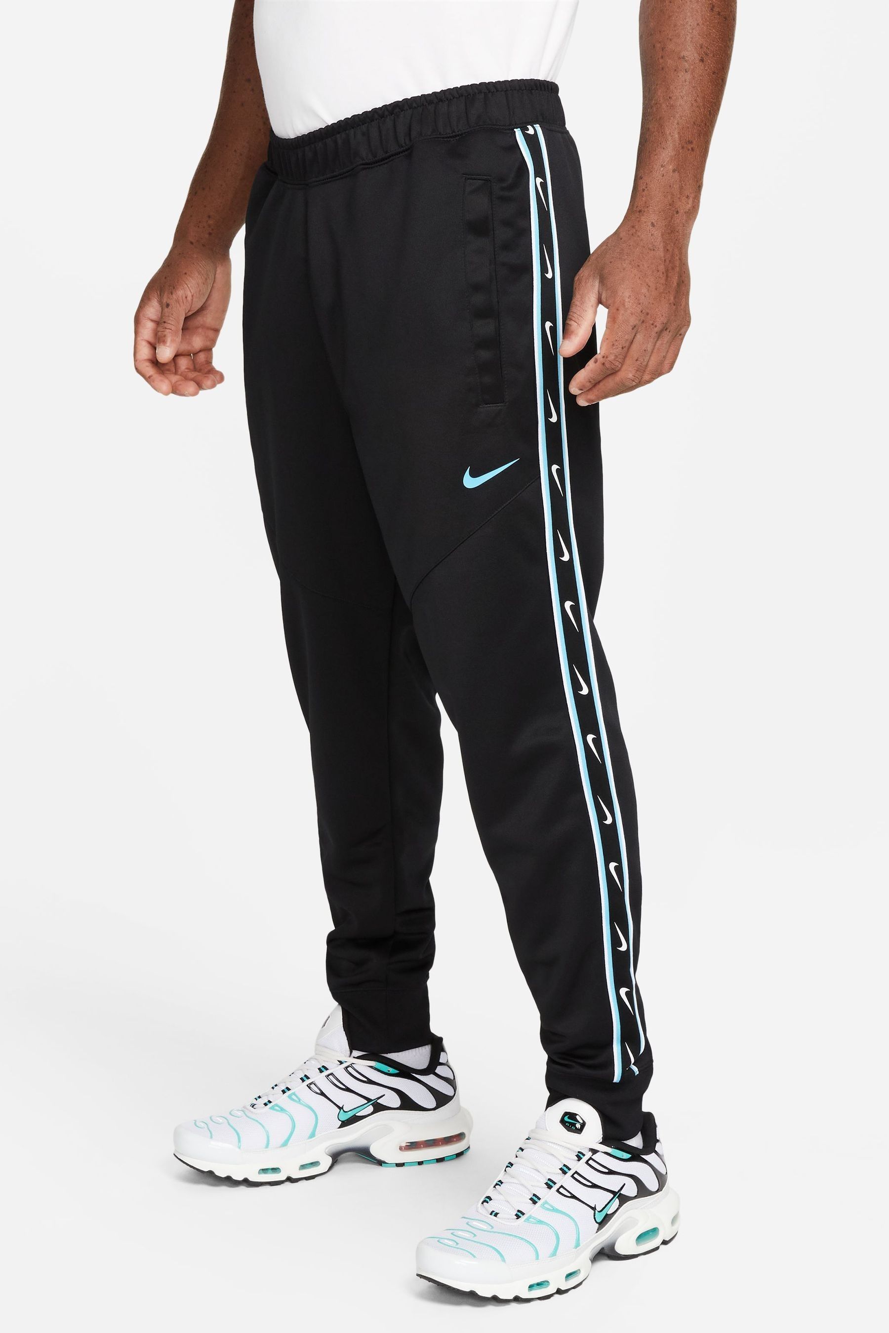 Buy Nike Black Repeat Poly Knit Joggers from Next Austria