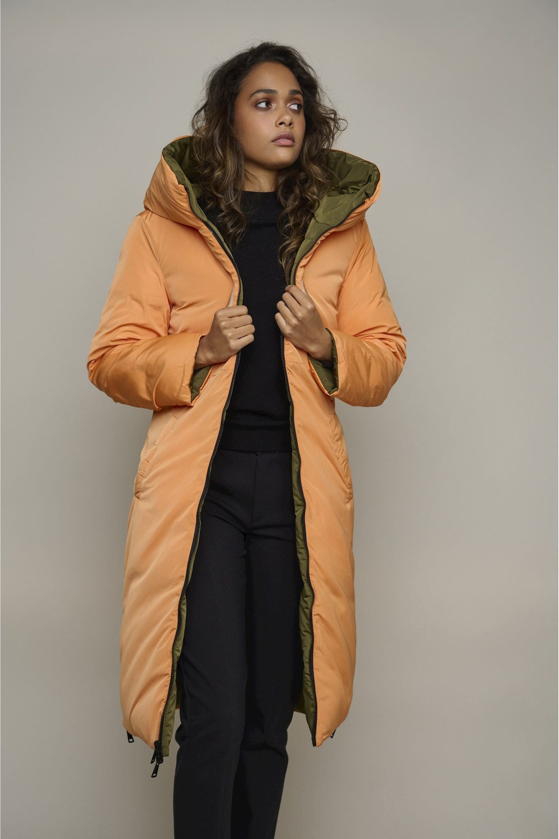 Rino and pelle padded coat hot sale