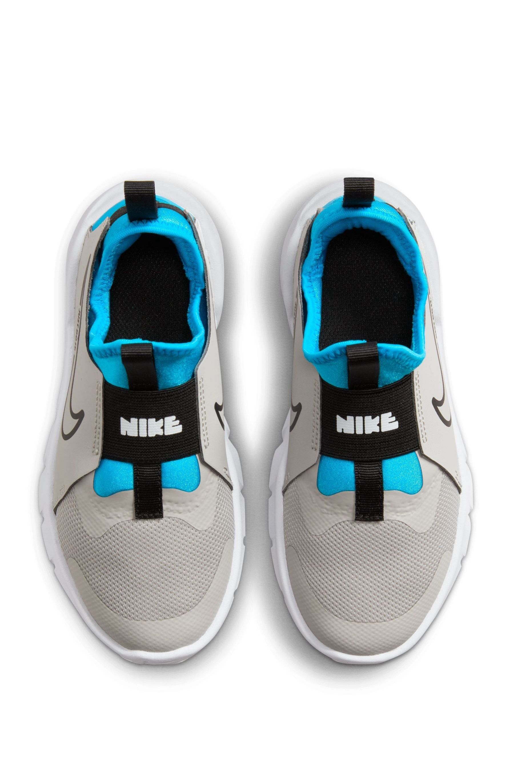 Buy Nike Grey Blue Flex Runner 2 Junior Trainers from Next Luxembourg