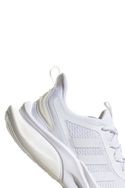 adidas White Sportswear Alphabounce+ Sustainable Bounce Trainers - Image 7 of 7