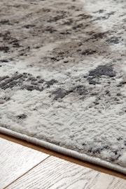 Black Mica Abstract Rug - Image 6 of 8