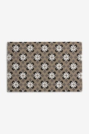 Grey Geometric Tile Doormat - Image 3 of 4