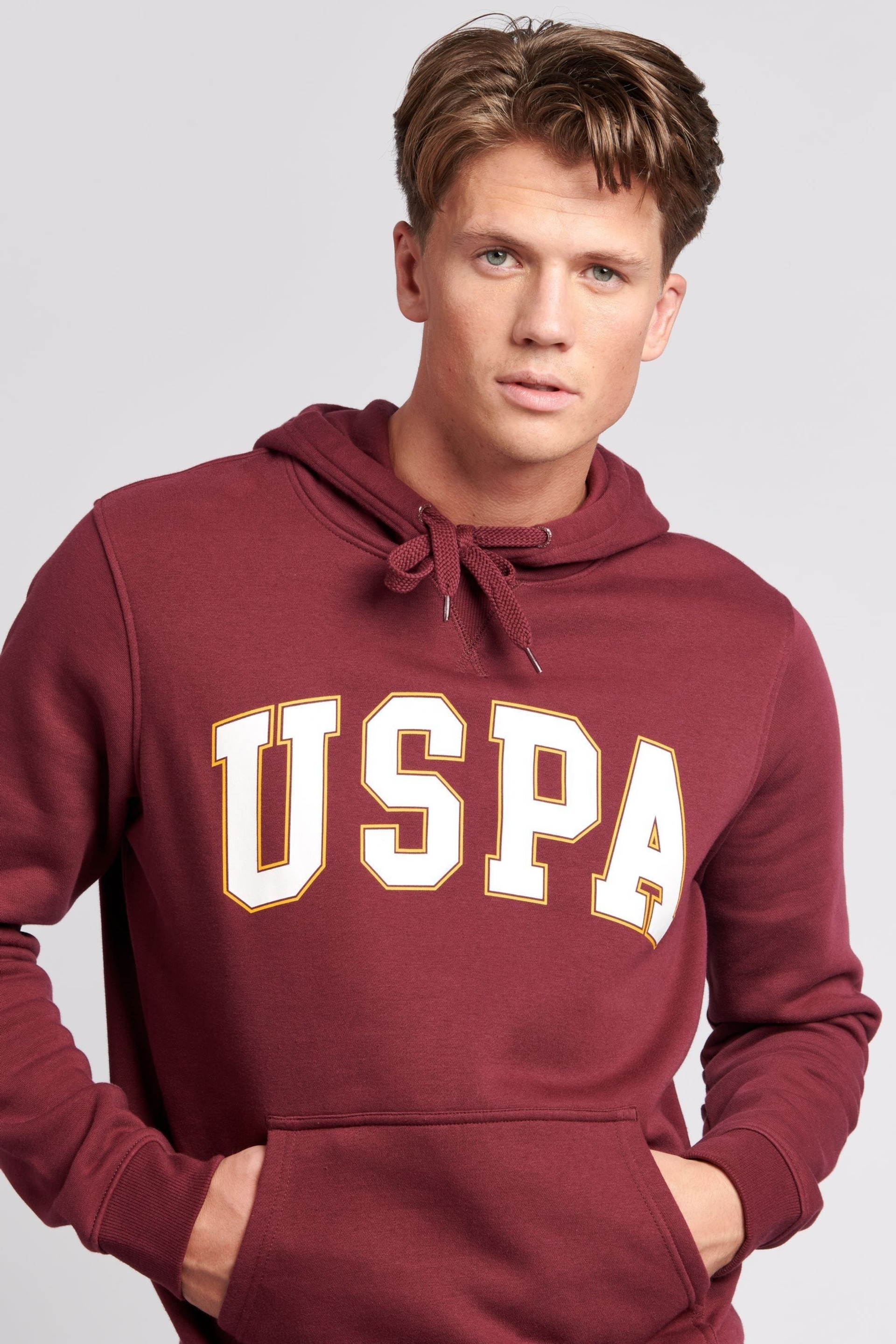 U.S. Polo Assn. Mens Arch Graphic OH Hoodie - Image 3 of 6