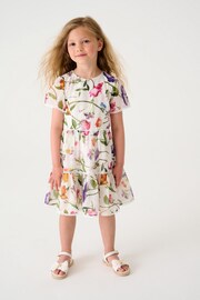 Baker by Ted Baker (0-13yrs) Floral White Dress - Image 2 of 9