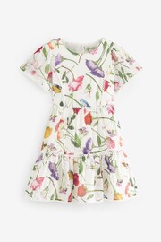 Baker by Ted Baker (0-13yrs) Floral White Dress - Image 5 of 9