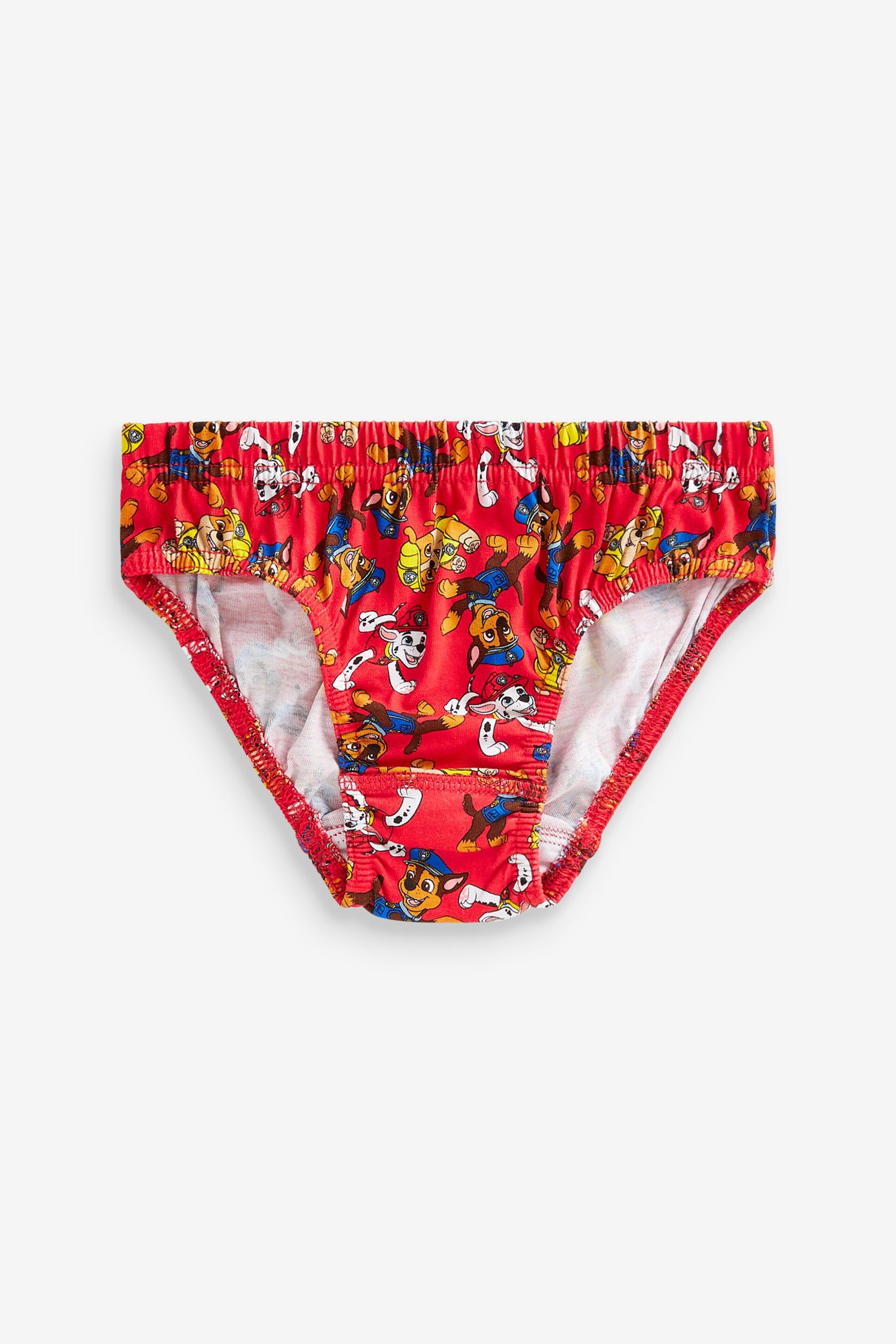 Red 5 Pack PAW Patrol License Briefs (1.5-8yrs) - Image 2 of 7