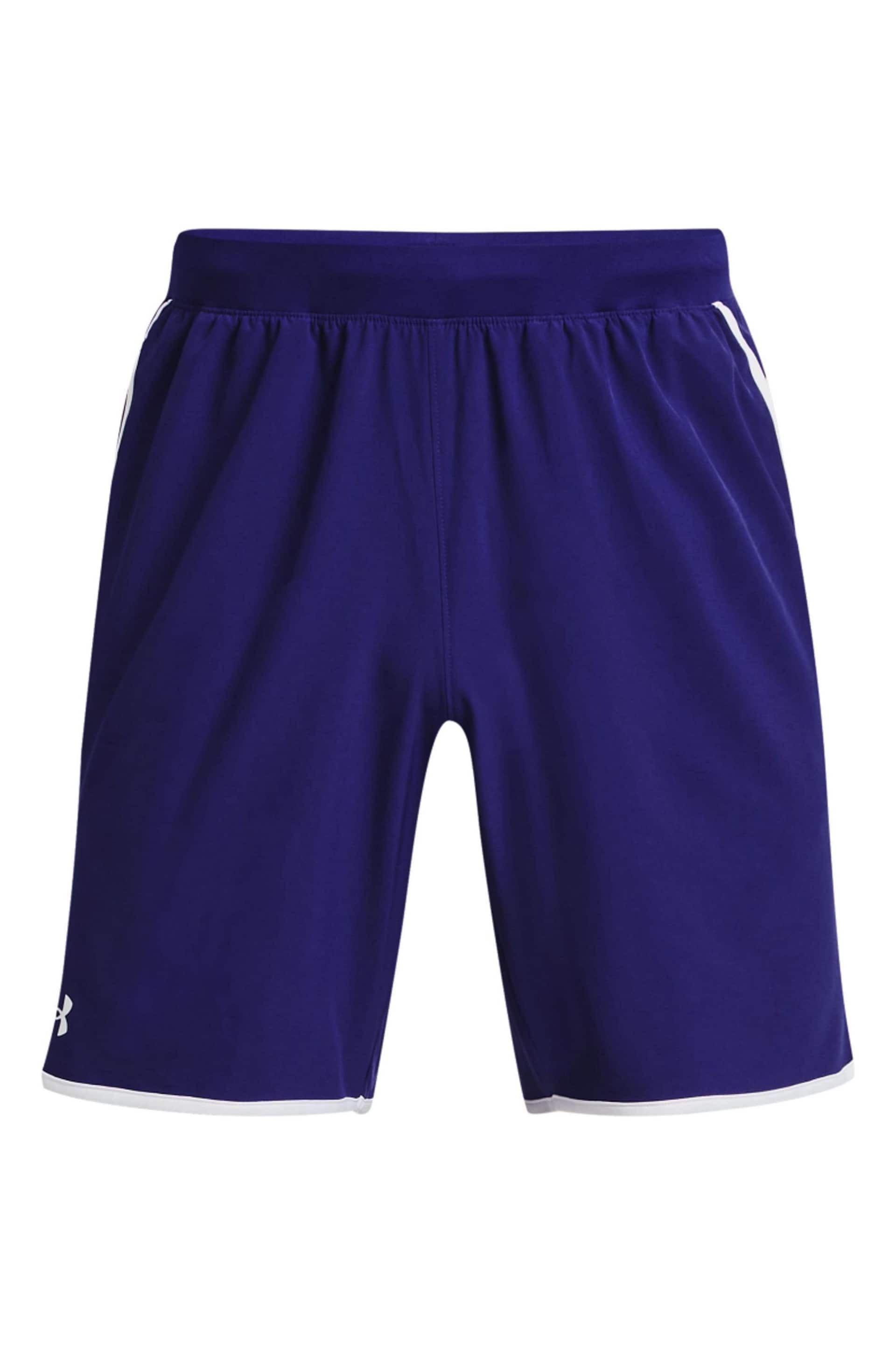 Under Armour Blue HIIT 8 Inch Shorts - Image 5 of 7