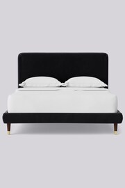 Swoon Easy Velvet Black Brockham Bed - Image 5 of 8