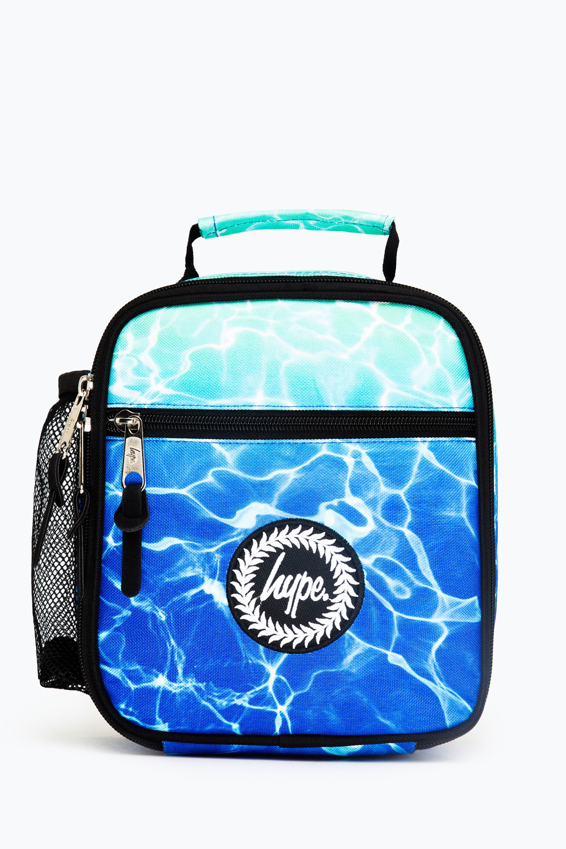 Hype Blue Pool Fade Design Lunch Box Cool Lunch Bags