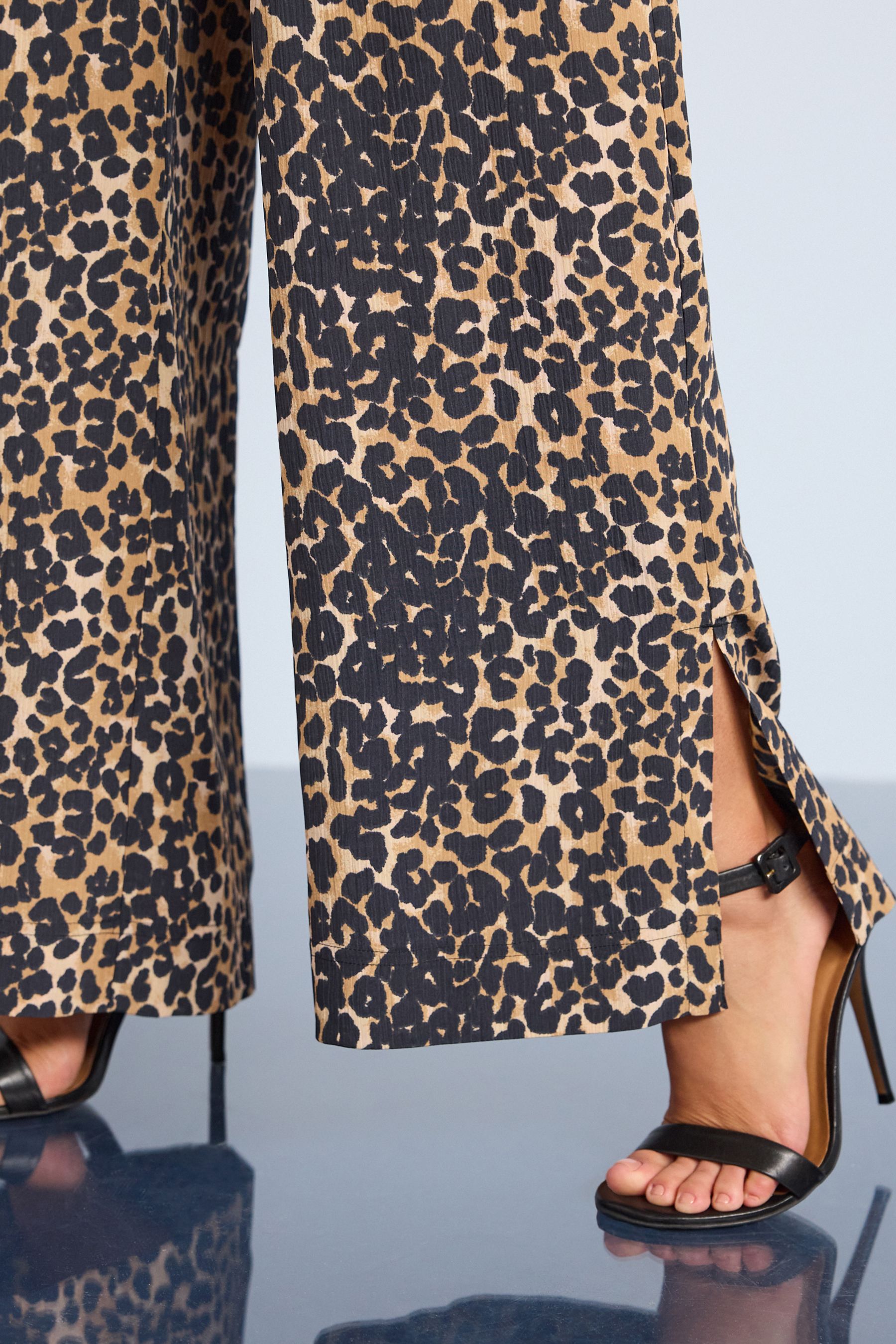 Next leopard print trousers top