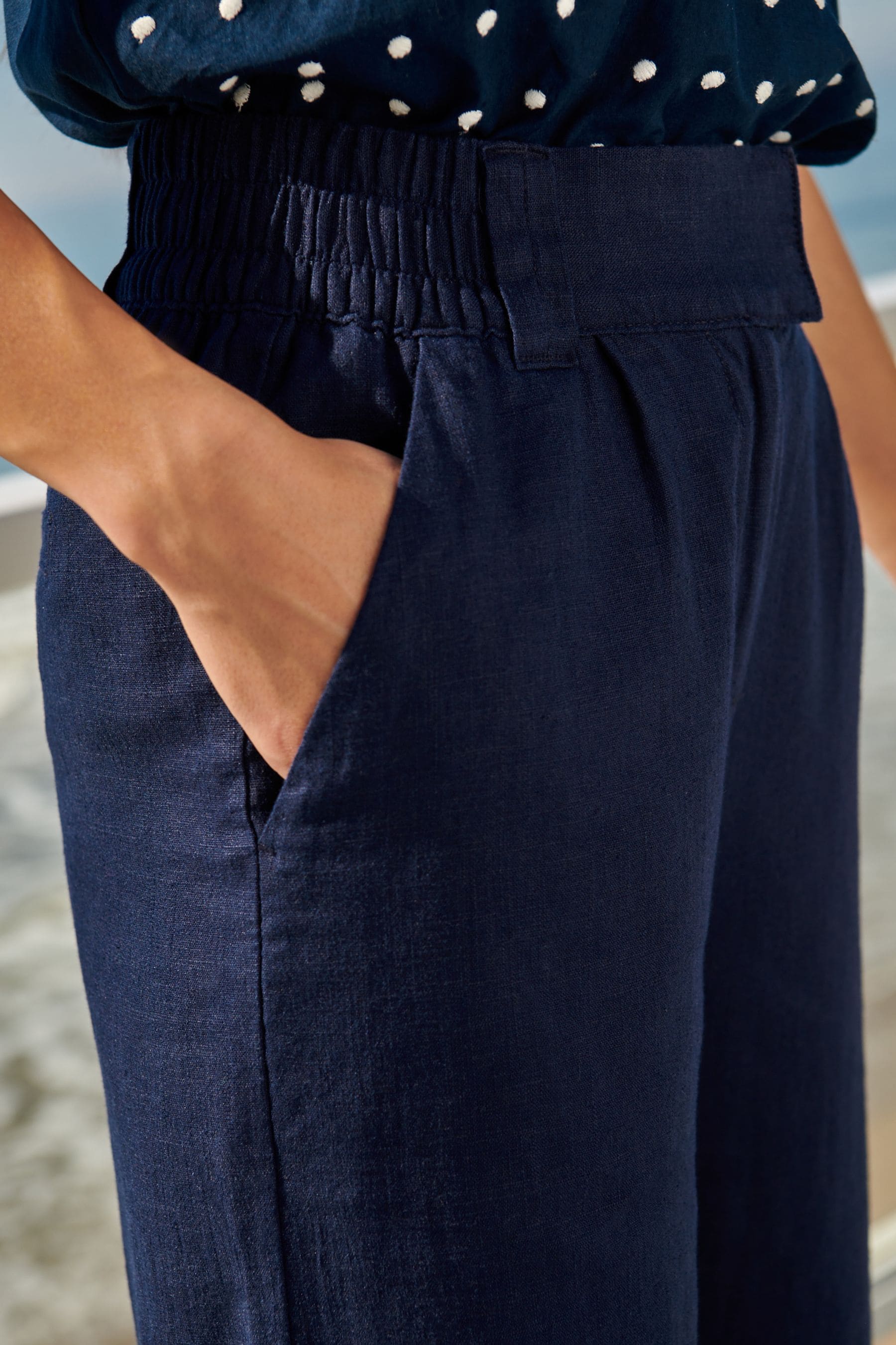 Next navy blue trousers discount