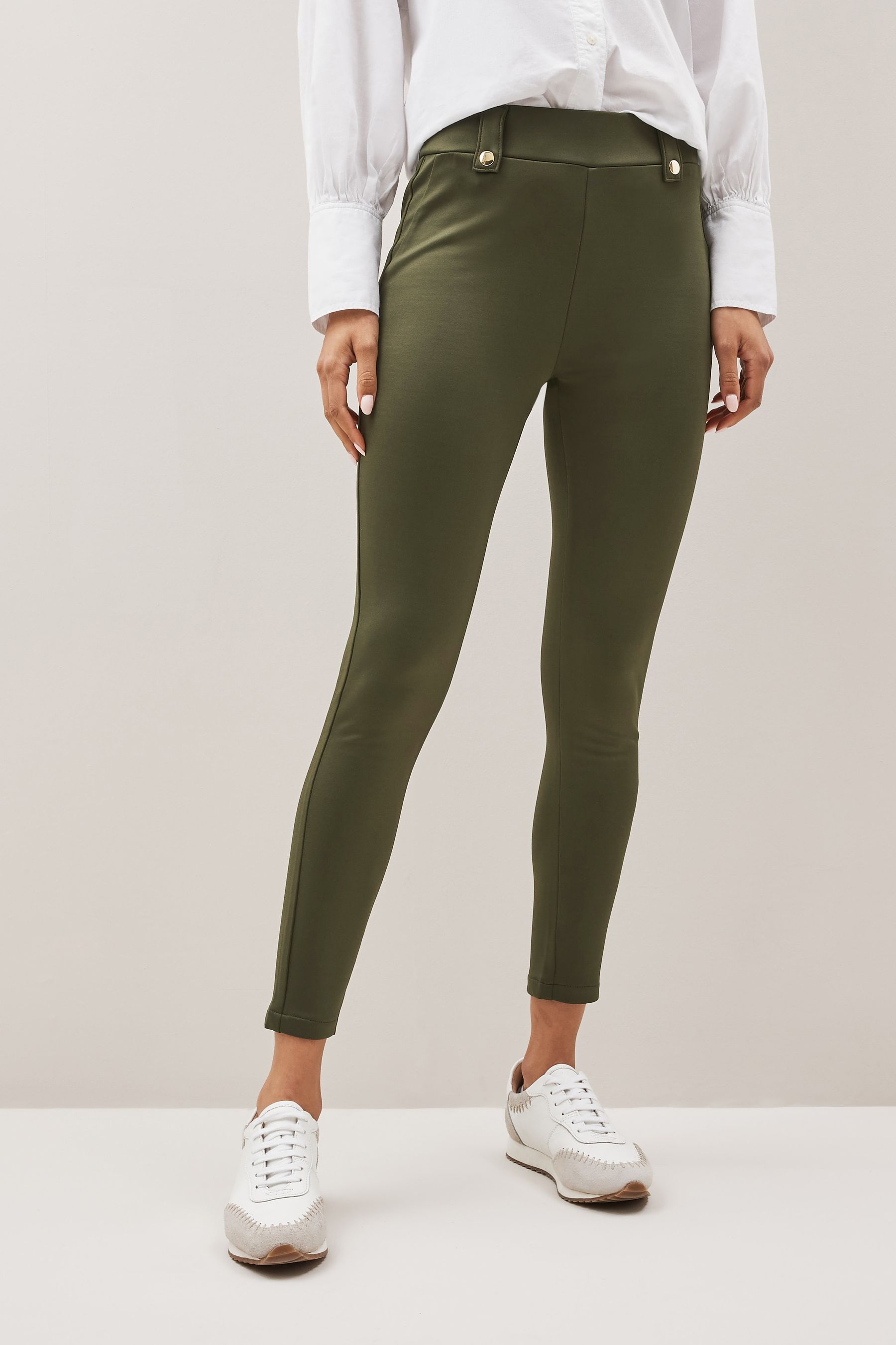 Buy Khaki Green Jersey Thermal Leggings from Next Luxembourg