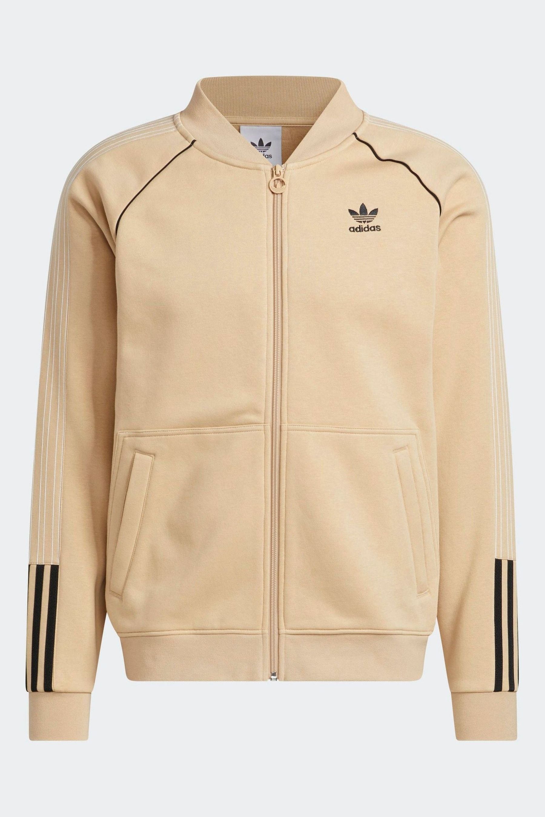 Adidas fleece track top online