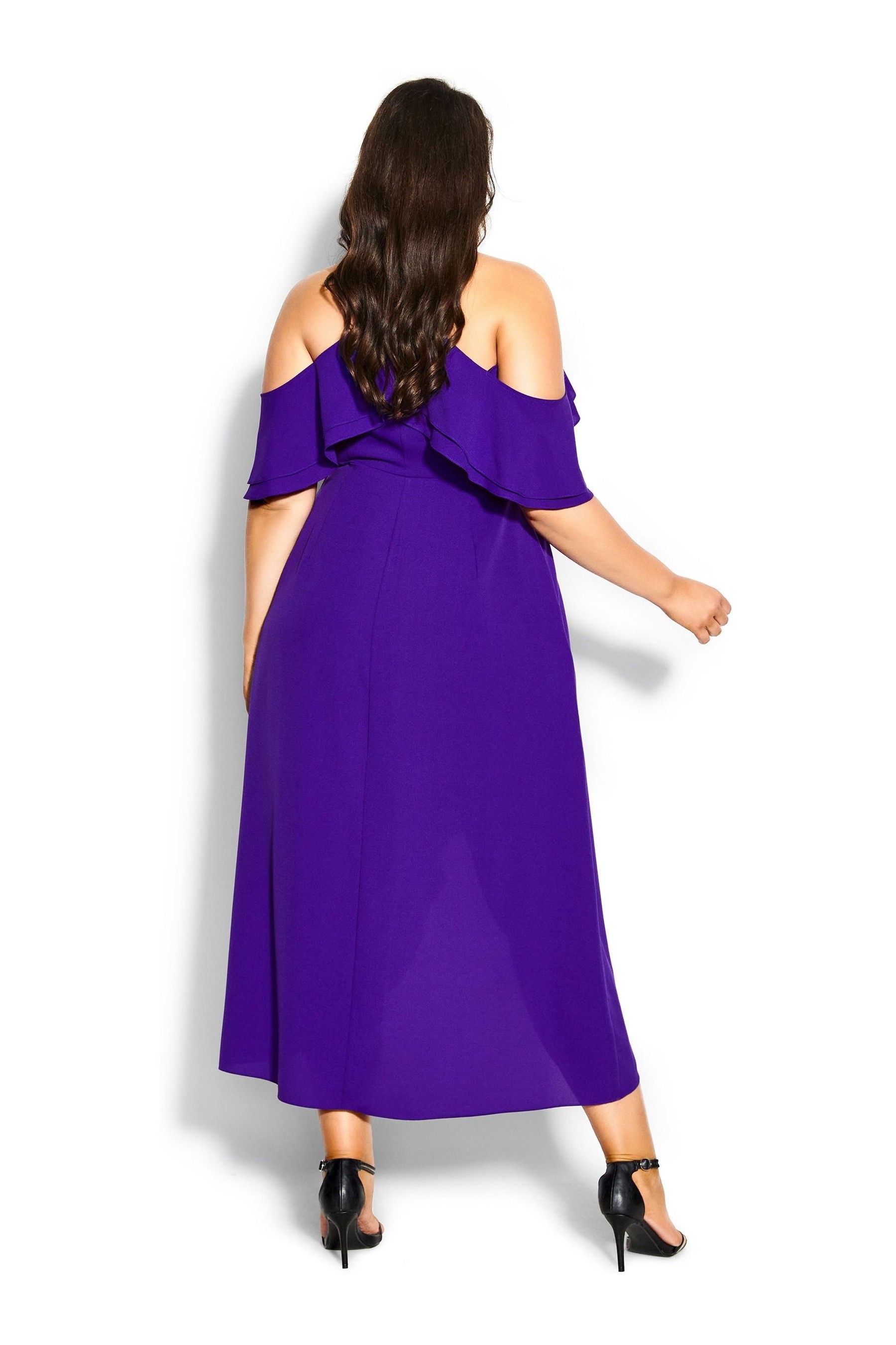 City chic purple dress clearance