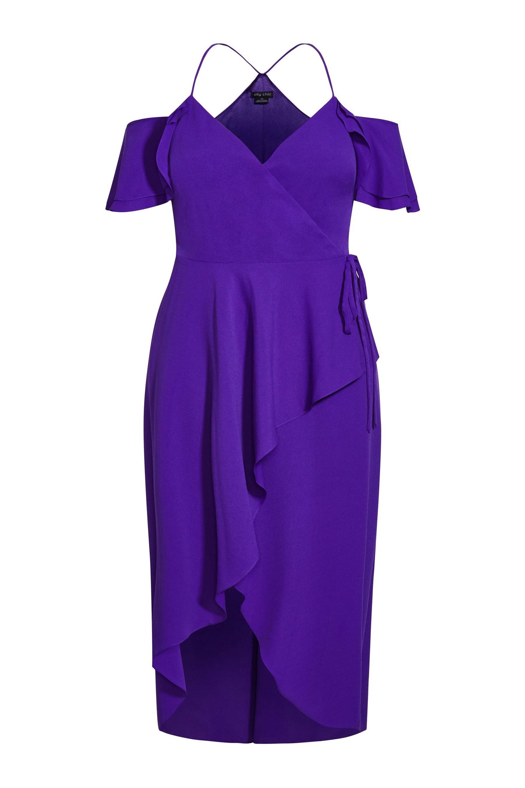 City chic purple dress 2025