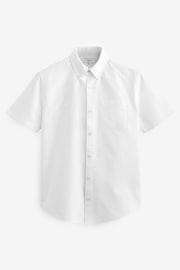 White/Navy/Gingham Short Sleeve Oxford Shirt 3 Pack - Image 9 of 9