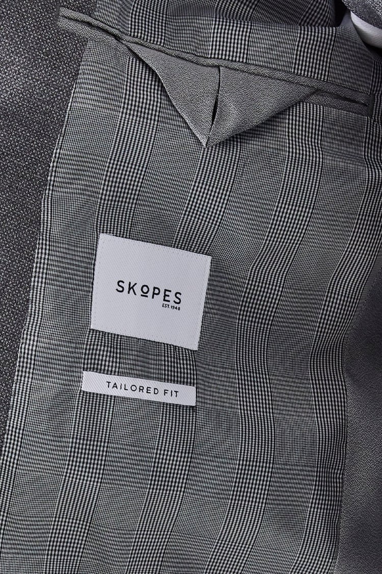 Skopes Silver Harcourt Slim Fit Suit Jacket - Image 5 of 5